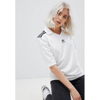 アディダス(adidas)の【Mサイズ】新品未使用タグ付き adidas Tシャツ ホワイト(Tシャツ(半袖/袖なし))