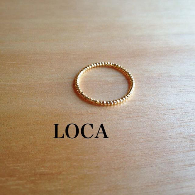 LOCA★ゴールド華奢リング💍ラスト１ レディースのアクセサリー(リング(指輪))の商品写真