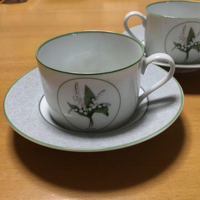 Christian Dior(クリスチャンディオール)のChristian Dior ペアコーヒーカップ インテリア/住まい/日用品のキッチン/食器(グラス/カップ)の商品写真