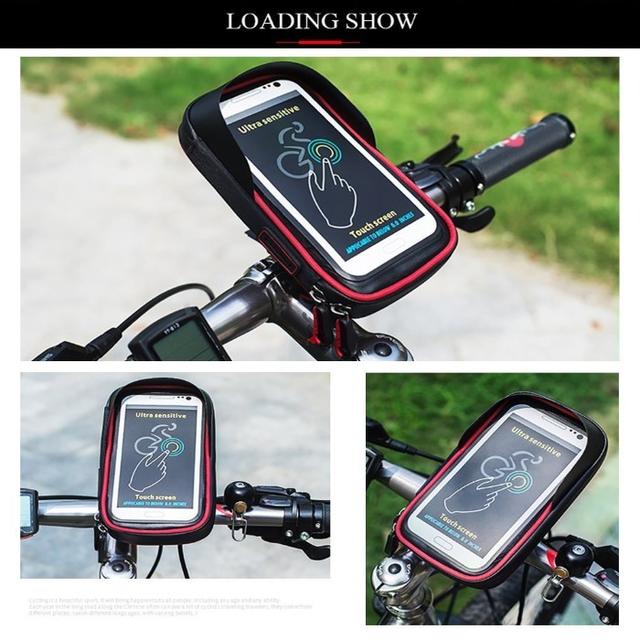 【防水性向上！】自転車ホルダー　フレームバッグ　バイク　ホルダー　 スポーツ/アウトドアの自転車(その他)の商品写真