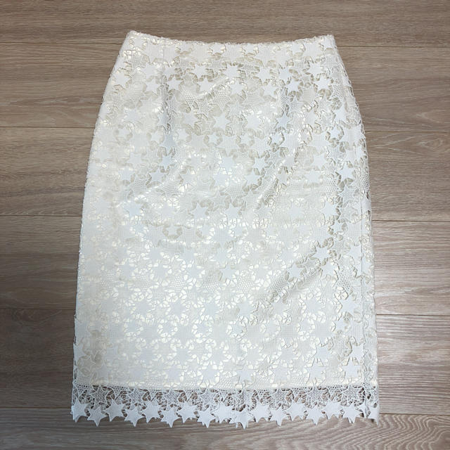 ANAYI(アナイ)の♡アルアバイル  星レーススカート♡ レディースのスカート(ひざ丈スカート)の商品写真