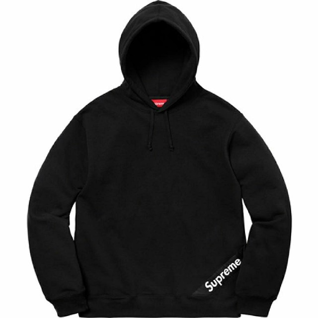 Supreme(シュプリーム)の黒L Supreme Corner Label Hooded メンズのトップス(パーカー)の商品写真