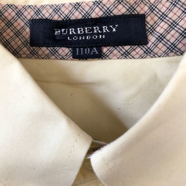 BURBERRY(バーバリー)の☆BURBERRY☆男の子ワイシャツ 110cm キッズ/ベビー/マタニティのキッズ服男の子用(90cm~)(ドレス/フォーマル)の商品写真