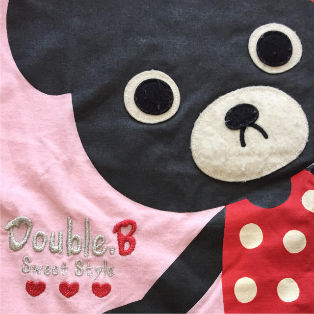 DOUBLE.B(ダブルビー)のミキハウス ダブルビー 半袖 Tシャツ べべ メゾピアノ ポンポネット 組曲 キッズ/ベビー/マタニティのキッズ服女の子用(90cm~)(Tシャツ/カットソー)の商品写真