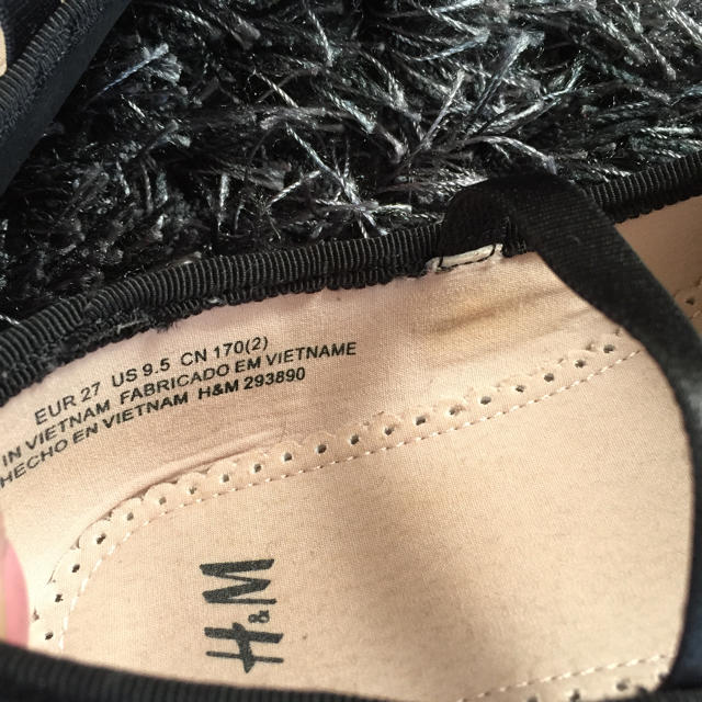 H&M(エイチアンドエム)のH&M バレエシューズ パンプス １７センチ キッズ/ベビー/マタニティのキッズ靴/シューズ(15cm~)(フォーマルシューズ)の商品写真