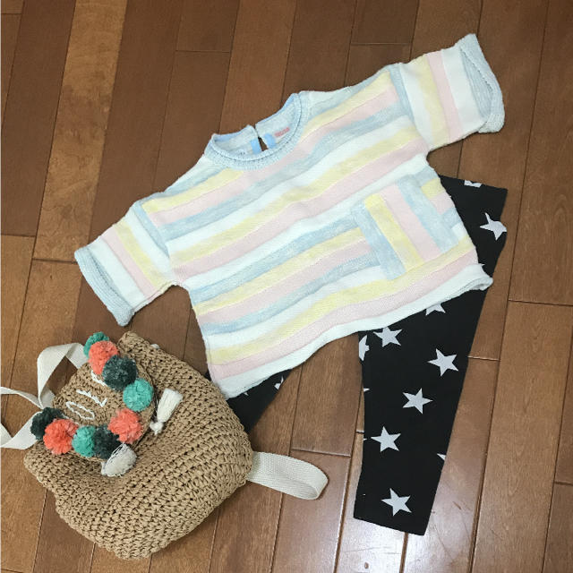 ZARA KIDS(ザラキッズ)のザラベイビー サマーニット キッズ/ベビー/マタニティのベビー服(~85cm)(ニット/セーター)の商品写真