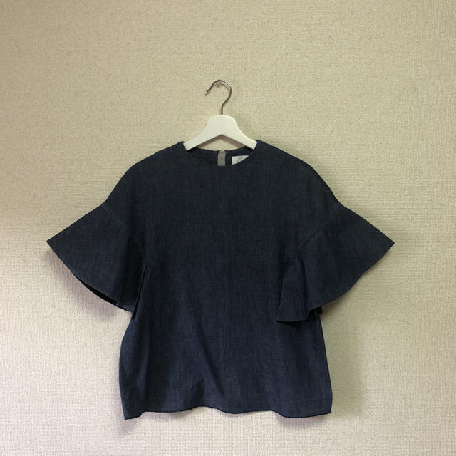 LE CIEL BLEU(ルシェルブルー)のデニムシャツ フレア袖 レディースのトップス(シャツ/ブラウス(長袖/七分))の商品写真