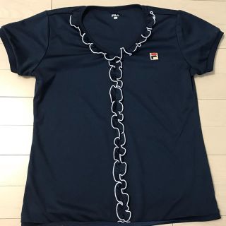 フィラ(FILA)の美品フィラ紺シャツsizeL(ウェア)