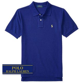 ラルフローレン(Ralph Lauren)の☆新品☆140 ラルフローレン 半袖コットンポロシャツ ロイヤルマリン 1945(Tシャツ/カットソー)