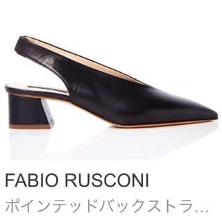 ファビオルスコーニ(FABIO RUSCONI)のポインテッドバックストラップサンダル(ハイヒール/パンプス)