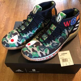 アベイシングエイプ(A BATHING APE)のBAPE  × ADIDAS DAME 4 28.5㎝(スニーカー)