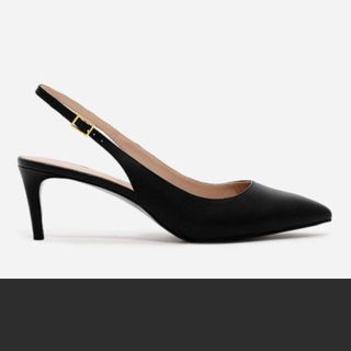 チャールズアンドキース(Charles and Keith)のポインテッドトゥースリングバックヒール(ハイヒール/パンプス)