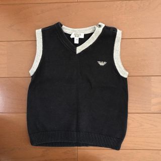 アルマーニ ジュニア(ARMANI JUNIOR)のアルマーニ ベビー☆ベスト 18M(ニット/セーター)