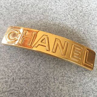 シャネル(CHANEL)のCHANEL ゴールドバレッタ(バレッタ/ヘアクリップ)