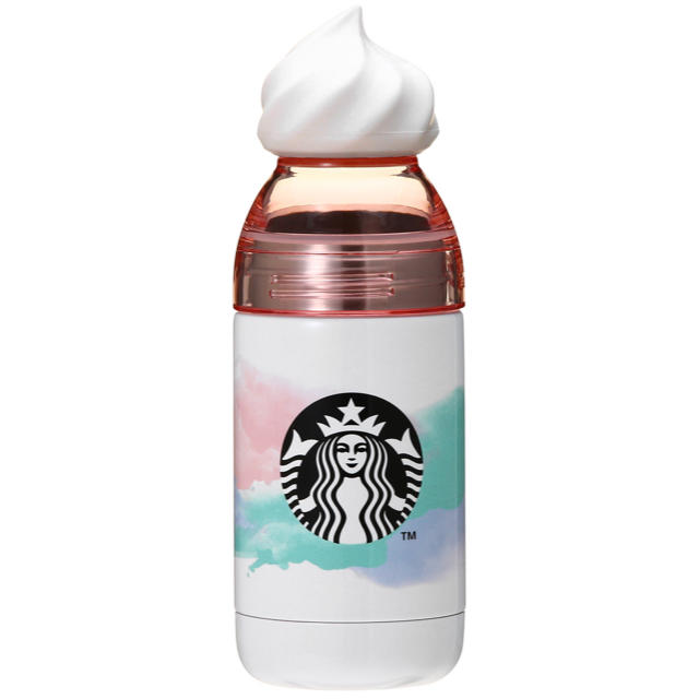 Starbucks Coffee(スターバックスコーヒー)のStarbucks☆ホイップクリーム型ふたのステンレスボトル☆完売品☆ インテリア/住まい/日用品のキッチン/食器(タンブラー)の商品写真