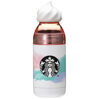 スターバックスコーヒー(Starbucks Coffee)のStarbucks☆ホイップクリーム型ふたのステンレスボトル☆完売品☆(タンブラー)