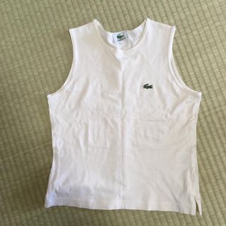 ラコステ(LACOSTE)のラコステ 白 タンクトップ カットソー 検)ラルフローレン アバクロ(タンクトップ)