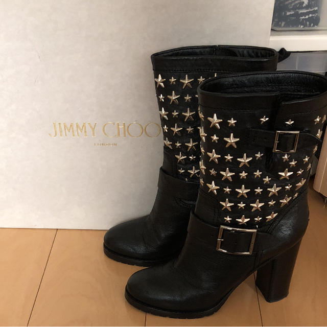 海外並行輸入正規品 JIMMY ブーツ スタッズ CHOO JIMMY - CHOO ブーツ