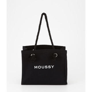 マウジー(moussy)のmoussy キャンバストートバッグ ブラック(トートバッグ)