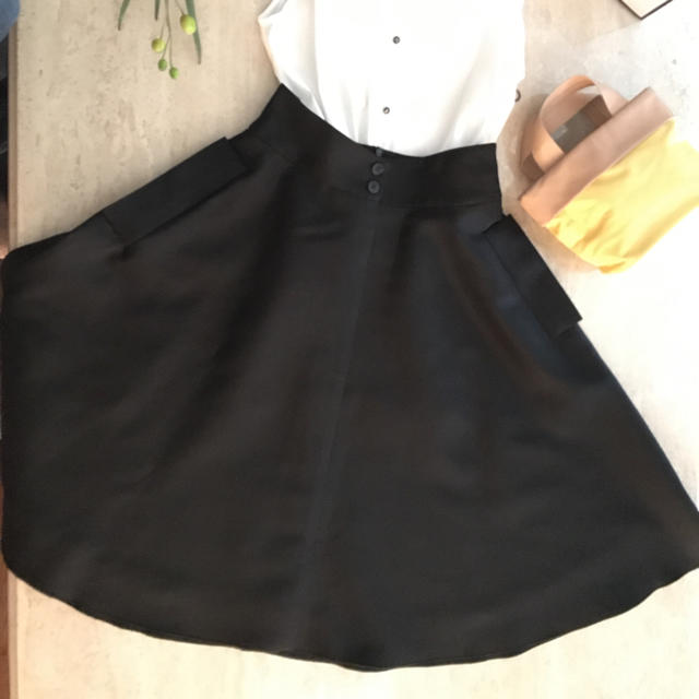 【ご予約品】フォクシー　Dolly Noir ブラック　シルクスカート