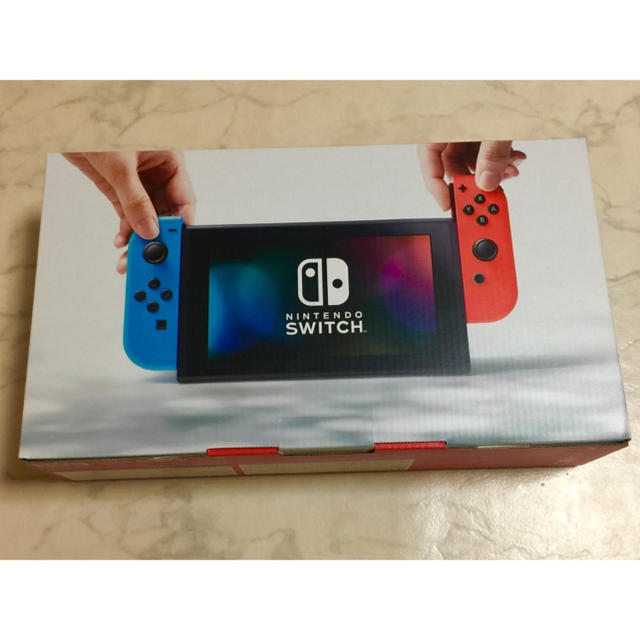 Nintendo Switch(ニンテンドースイッチ)の新品未開封  ニンテンドースイッチネオン エンタメ/ホビーのゲームソフト/ゲーム機本体(家庭用ゲーム機本体)の商品写真