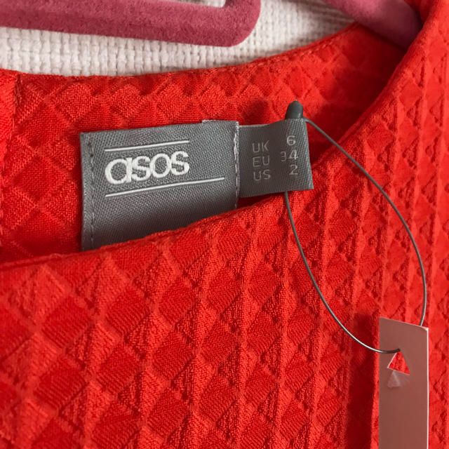 asos(エイソス)の再値下げ！asos  膝下ワンピース 未使用 レディースのワンピース(ひざ丈ワンピース)の商品写真