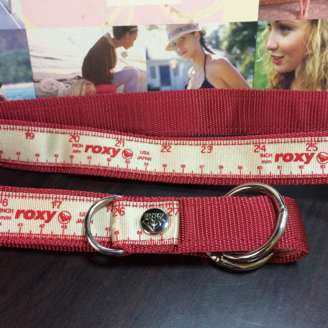 Roxy(ロキシー)の新品★ROXY【ロキシー】ベルトRED レディースのファッション小物(ベルト)の商品写真