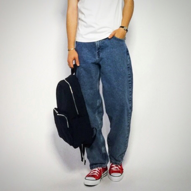 超希少 90s USA製 ビンテージ STUSSY ルーズ ワイド バギーデニム | フリマアプリ ラクマ