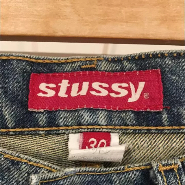 STUSSY - 超希少 90s USA製 ビンテージ STUSSY ルーズ ワイド バギー ...