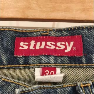 STUSSY - 超希少 90s USA製 ビンテージ STUSSY ルーズ ワイド バギー