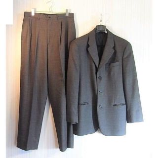 エンポリオアルマーニ(Emporio Armani)のはな様専用size48☆美品☆エンポリオアルマーニ ３釦スーツ パーズアイ柄(セットアップ)