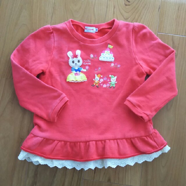 mikihouse(ミキハウス)のミキハウス うさこ４点セット100 キッズ/ベビー/マタニティのキッズ服女の子用(90cm~)(Tシャツ/カットソー)の商品写真