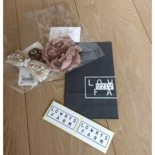 ローリーズファーム(LOWRYS FARM)の新品 送料込み LOWRYS FARM ヘアアクセサリー3点(バレッタ/ヘアクリップ)