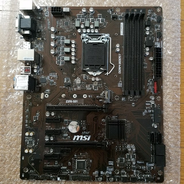 Z370-S01 MSIマザーボードの通販 by ヨーソロー's shop|ラクマ Z370-S01 MSIマザーボードの通販 by ヨーソロー's shop|ラクマ