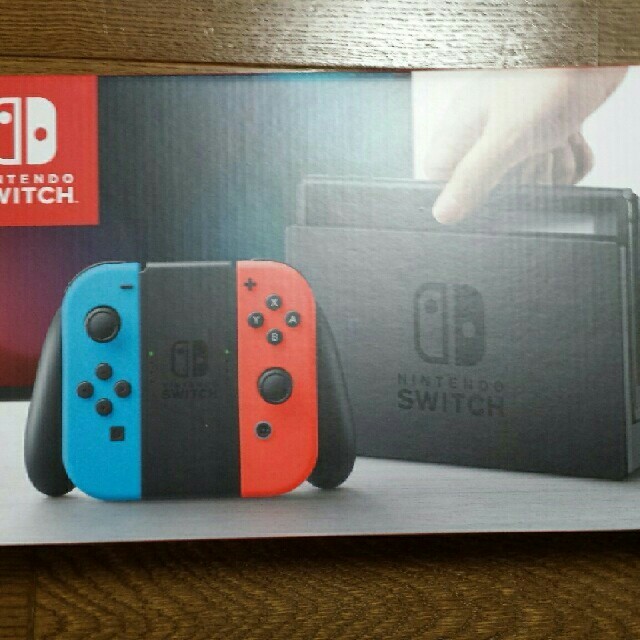 Nintendo Switch(ニンテンドースイッチ)のごうくんまん様専用☆新品　Nintendo Switch 本体 ネオン エンタメ/ホビーのゲームソフト/ゲーム機本体(家庭用ゲーム機本体)の商品写真