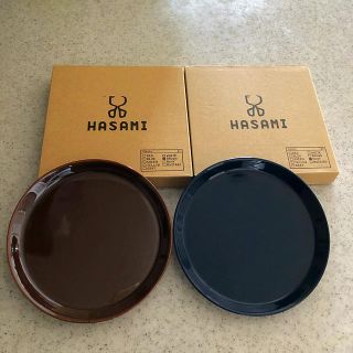 ハサミ(HASAMI)の未使用 HASAMI プレートミニ 2枚セット(食器)