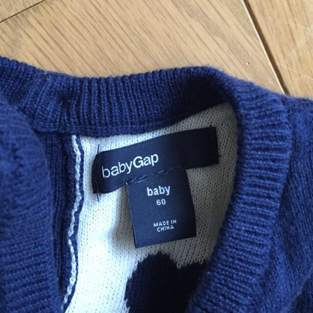 babyGAP(ベビーギャップ)の専用   babygap ニットワンピ キッズ/ベビー/マタニティのベビー服(~85cm)(ロンパース)の商品写真