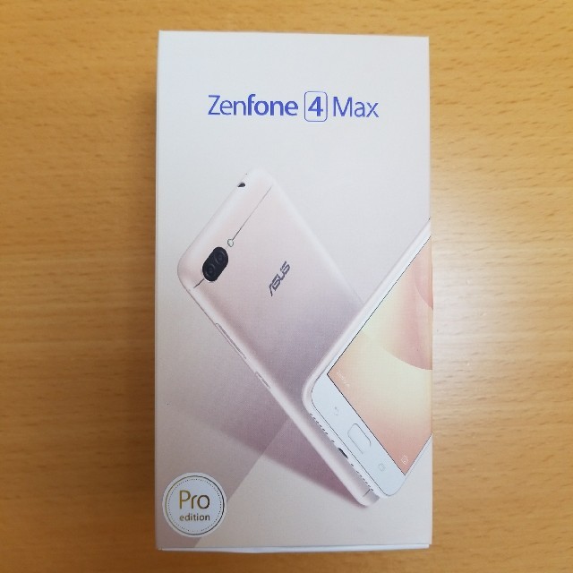 ASUS(エイスース)の【ひぐ様専用】ASUS Zenfone 4 Max Pro GOLD 新品未開封 スマホ/家電/カメラのスマートフォン/携帯電話(スマートフォン本体)の商品写真