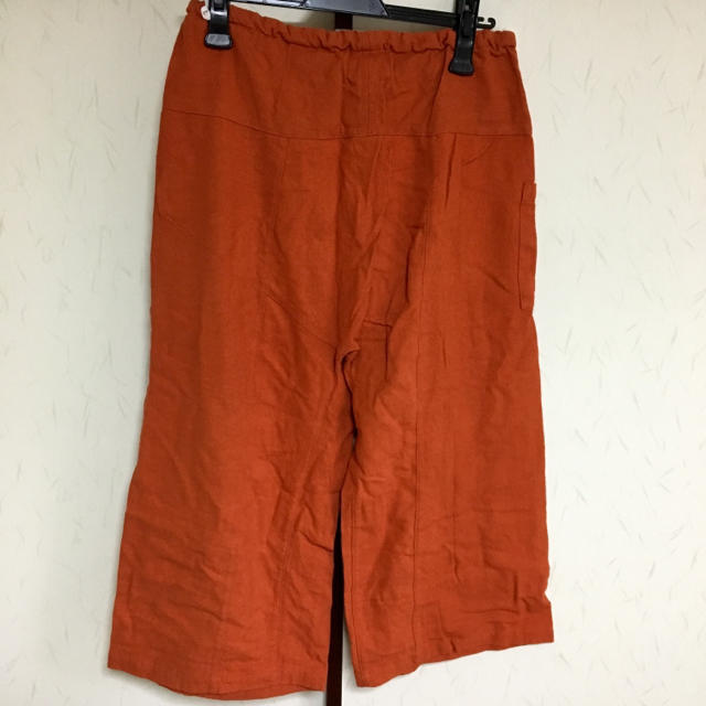 MALAIKA(マライカ)のMALAIKA アジアンパンツ オレンジ ハーフ パンツ メンズ メンズのパンツ(ショートパンツ)の商品写真