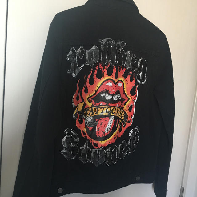 Supreme(シュプリーム)のThe Rolling Stones デニムジャケット メンズのジャケット/アウター(Gジャン/デニムジャケット)の商品写真