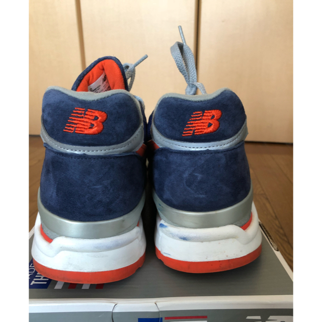 New Balance(ニューバランス)のニューバランス998 28.0 ブルー&オレンジ  メンズの靴/シューズ(スニーカー)の商品写真