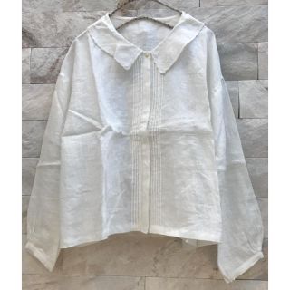 ネストローブ(nest Robe)のネストローブnest Robeリネンピンタック刺繍ブラウス(シャツ/ブラウス(長袖/七分))