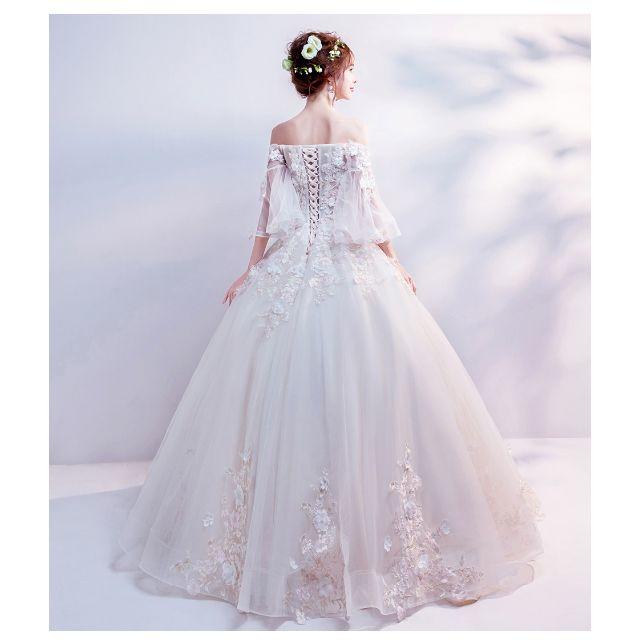 花嫁　結婚式 ウェディングドレス 　XSサイズ レディースのフォーマル/ドレス(ウェディングドレス)の商品写真