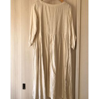 ネストローブ(nest Robe)のネストローブ☆リネンフレアワンピース☆未使用(ロングワンピース/マキシワンピース)