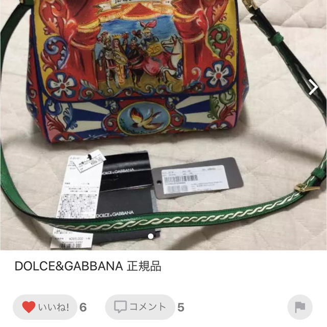 DOLCE&GABBANA(ドルチェアンドガッバーナ)のDOLCE&GABBANA 正規品 希少　お値下げ‼️ レディースのバッグ(ショルダーバッグ)の商品写真