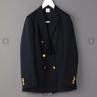 ビューティアンドユースユナイテッドアローズ(BEAUTY&YOUTH UNITED ARROWS)のroku／DOUBLE NAVY JACKET(テーラードジャケット)