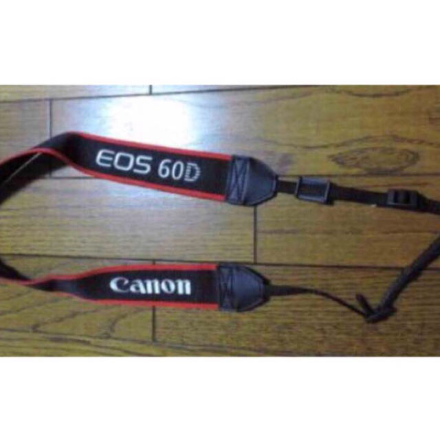Canon(キヤノン)のコメ不要 即購入OK キャノン canon ワイドストラップEW-EOS60D  スマホ/家電/カメラのカメラ(デジタル一眼)の商品写真