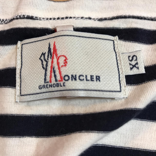 MONCLER(モンクレール)のモンクレール ボーダー 七分袖  レディースのトップス(Tシャツ(半袖/袖なし))の商品写真