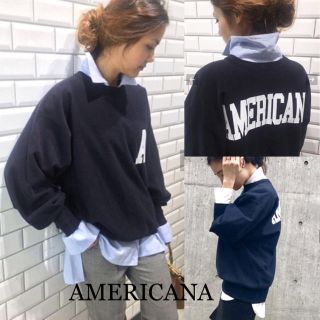 ドゥーズィエムクラス(DEUXIEME CLASSE)の⭐️17SS⭐️ドゥーズィエムクラス発売、AMERICANA BIG スウェット(トレーナー/スウェット)