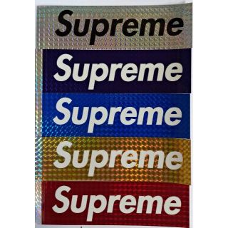 シュプリーム(Supreme)のSupreme ホログラム ステッカー 5枚セット Box ロゴ(その他)